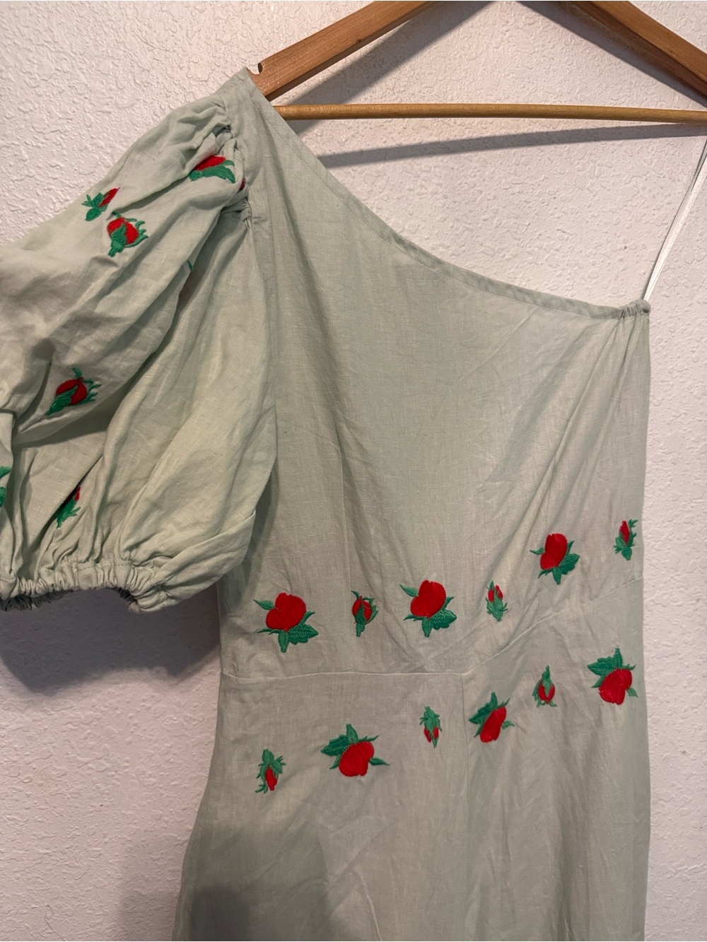 NWT Fanm Mon Datchna one shoulder embroidered jumpsuit - Picture 7 of 10